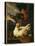 Hen with Chicks-Melchior de Hondecoeter-Stretched Canvas