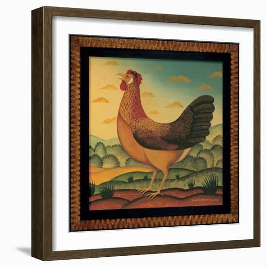 Hen-Diane Pedersen-Framed Art Print