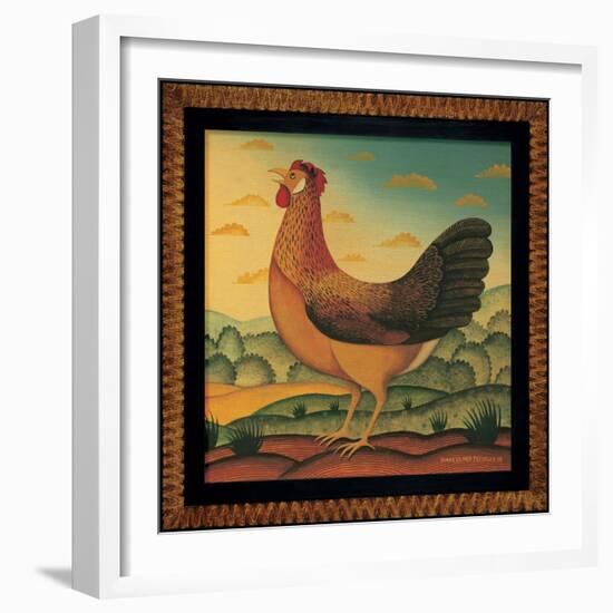 Hen-Diane Pedersen-Framed Art Print