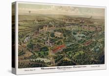 Panoramic View of the City of Cincinnati, Ohio, 1900-Henderson Litho Co^-Framed Art Print