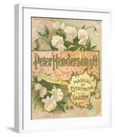 Henderson NY Garden Manual-null-Framed Art Print