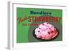 Hendler's Fresh Strawberry Ice Cream-null-Framed Art Print
