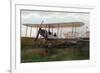 Hendon, England - Army Biplane at Farnborough Air Show-Lantern Press-Framed Premium Giclee Print