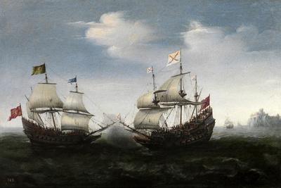 Combate Naval Frente a Una Costa Rocosa, 1626-1627