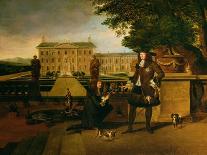 John Rose the King's Gardener, Presenting Charles II with a Pineapple-Hendrick Danckerts-Framed Giclee Print