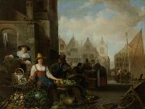 Vegetable Market-Hendrick Martensz Sorgh-Art Print