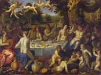 Atalanta and the Golden Apples, C1619-Hendrick Van Balen-Framed Stretched Canvas