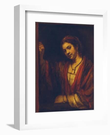 Hendrickje Stoffels, about 1659-Rembrandt van Rijn-Framed Giclee Print