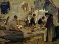 Ironing Workshop in Trouville, 1888-Hendrik Anthonissen-Framed Giclee Print