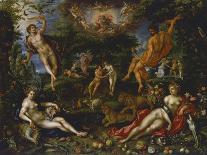 Mars and Venus Surprised by Apollo, C.1615-Hendrik De Clerck-Stretched Canvas