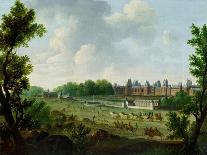 A View of the Royal Palace of Fontainebleau-Hendrik Frans De Cort-Framed Giclee Print