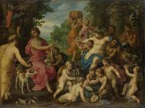 Bacchus and Diana-Hendrik van Balen-Art Print