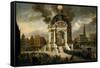 Hendrik van Minderhout / 'The procession of Christ the Redeemer in Antwerp, August 27, 1685', 16...-HENDRIK VAN MINDERHOUT-Framed Stretched Canvas