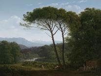 Italian Landscape with Umbrella Pines, 1807-Hendrik Voogd-Framed Premium Giclee Print