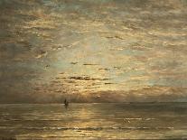 A Seascape at Sunset-Hendrik Willem Mesdag-Framed Giclee Print
