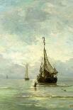 Calm Sea-Hendrik Willem Mesdag-Framed Art Print