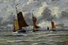 Ships at Full Sea-Hendrik William Mesdag-Art Print