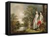 Heneage Lloyd and his Sister-Thomas Gainsborough-Framed Stretched Canvas