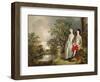 Heneage Lloyd and his Sister-Thomas Gainsborough-Framed Giclee Print