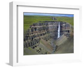 Hengifoss Waterfall-Hans Strand-Framed Photographic Print