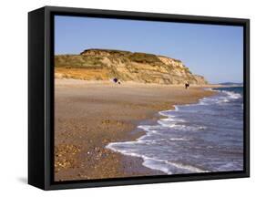 Hengistbury Head and Beach, Dorset, England, United Kingdom, Europe-Rainford Roy-Framed Stretched Canvas