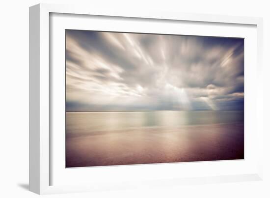 Hengistbury Head Rays I-Andy Bell-Framed Photographic Print