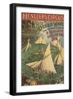 Hengler's Circus-null-Framed Giclee Print