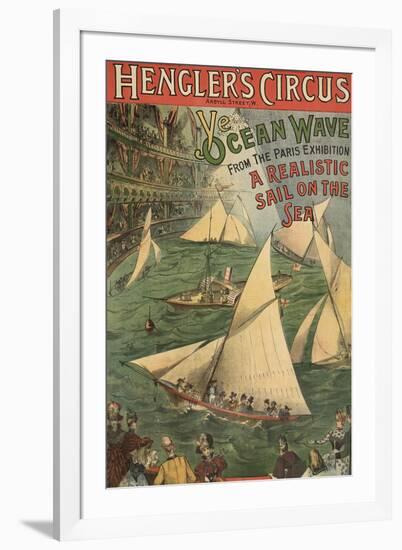 Hengler's Circus-null-Framed Giclee Print