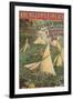 Hengler's Circus-null-Framed Giclee Print