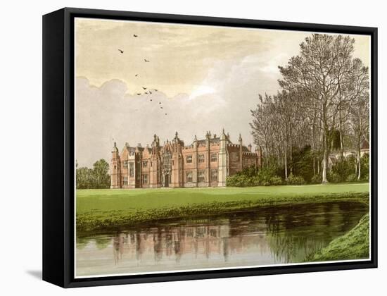 Hengrave Hall, Suffolk, Home of the Gage Family, C1880-Benjamin Fawcett-Framed Stretched Canvas