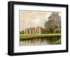 Hengrave Hall, Suffolk, Home of the Gage Family, C1880-Benjamin Fawcett-Framed Premium Giclee Print