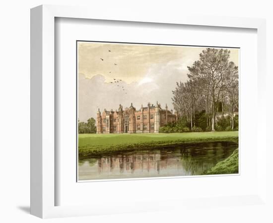 Hengrave Hall, Suffolk, Home of the Gage Family, C1880-Benjamin Fawcett-Framed Giclee Print