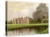 Hengrave Hall, Suffolk, Home of the Gage Family, C1880-Benjamin Fawcett-Stretched Canvas