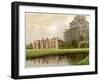 Hengrave Hall, Suffolk, Home of the Gage Family, C1880-Benjamin Fawcett-Framed Giclee Print