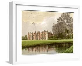 Hengrave Hall, Suffolk, Home of the Gage Family, C1880-Benjamin Fawcett-Framed Giclee Print