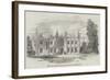 Hengrave Hall, Suffolk, the Seat of Sir Thomas R Gage, Baronet-null-Framed Giclee Print