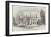 Hengrave Hall, Suffolk, the Seat of Sir Thomas R Gage, Baronet-null-Framed Giclee Print