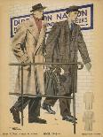 Men's Coats 1943-Henjic-Mounted Art Print