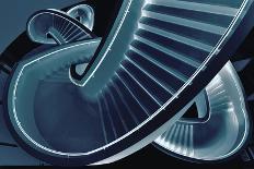 Blue Stair-Henk Van-Laminated Photographic Print