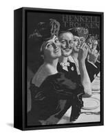 Henkell Trocken Drinking-Ernst Heilemann-Framed Stretched Canvas