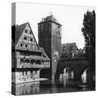 Henkersteg (The Hangman's Bridg), Nuremberg, Bavaria, Germany, C1900s-Wurthle & Sons-Stretched Canvas
