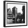 Henkersteg (The Hangman's Bridg), Nuremberg, Bavaria, Germany, C1900s-Wurthle & Sons-Framed Photographic Print