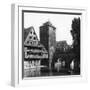 Henkersteg (The Hangman's Bridg), Nuremberg, Bavaria, Germany, C1900s-Wurthle & Sons-Framed Photographic Print