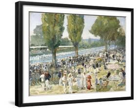 Henley, 1934-Sir John Lavery-Framed Giclee Print