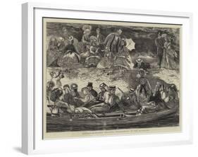 Henley-On-Thames Regatta, Picknicking by the Riverside-Francis S. Walker-Framed Giclee Print