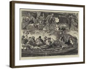 Henley-On-Thames Regatta, Picknicking by the Riverside-Francis S. Walker-Framed Giclee Print