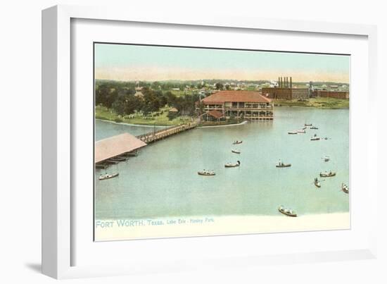 Henley Park Lake, Fort Worth, Texas-null-Framed Art Print