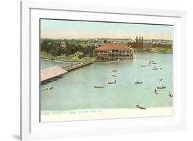 Henley Park Lake, Fort Worth, Texas-null-Framed Premium Giclee Print