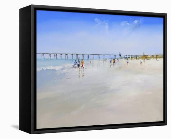 Henley Pier-Craig Trewin Penny-Framed Stretched Canvas