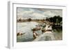 Henley Regatta, 1881-Alfred De Breanski-Framed Giclee Print